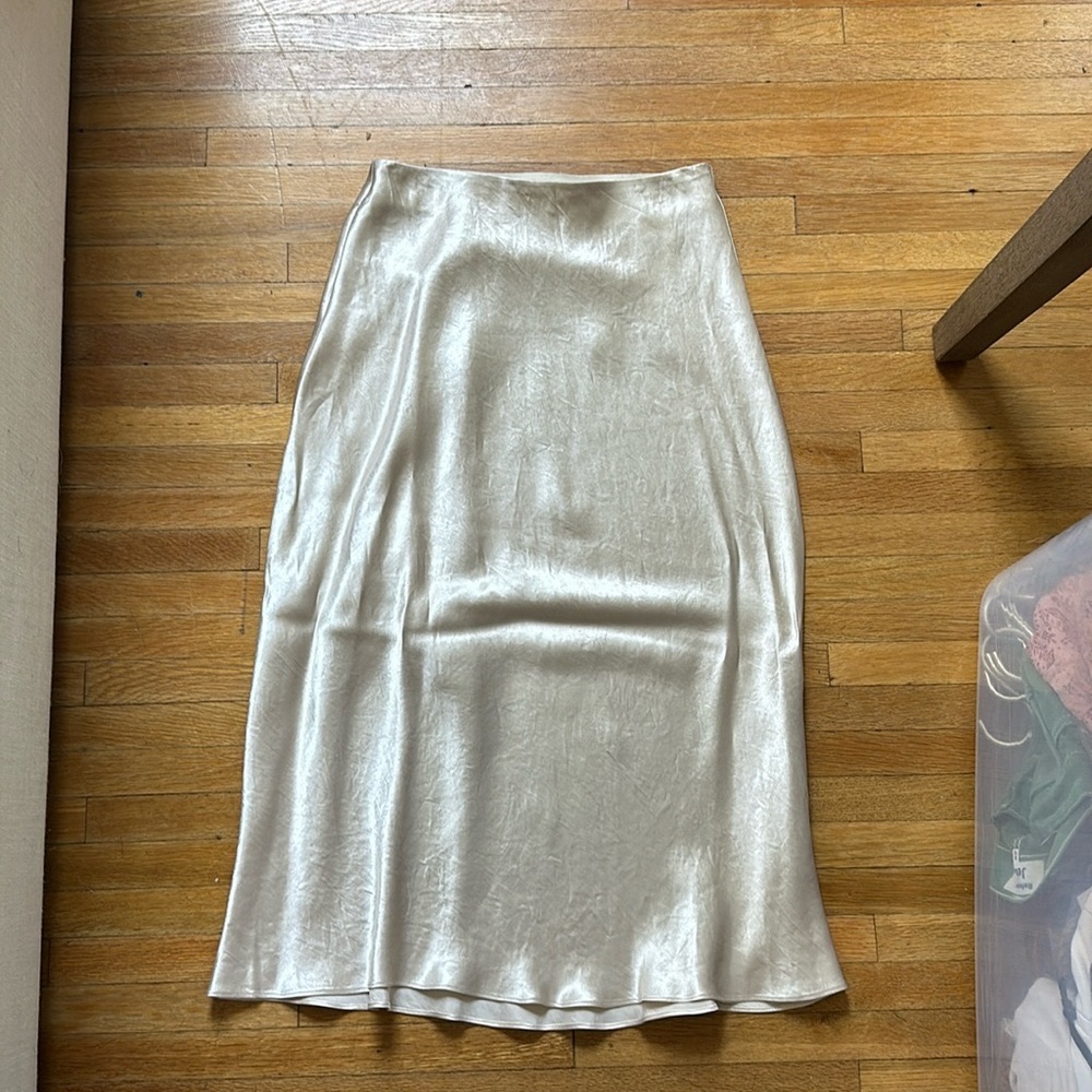 ARITZIA midi slip skirt